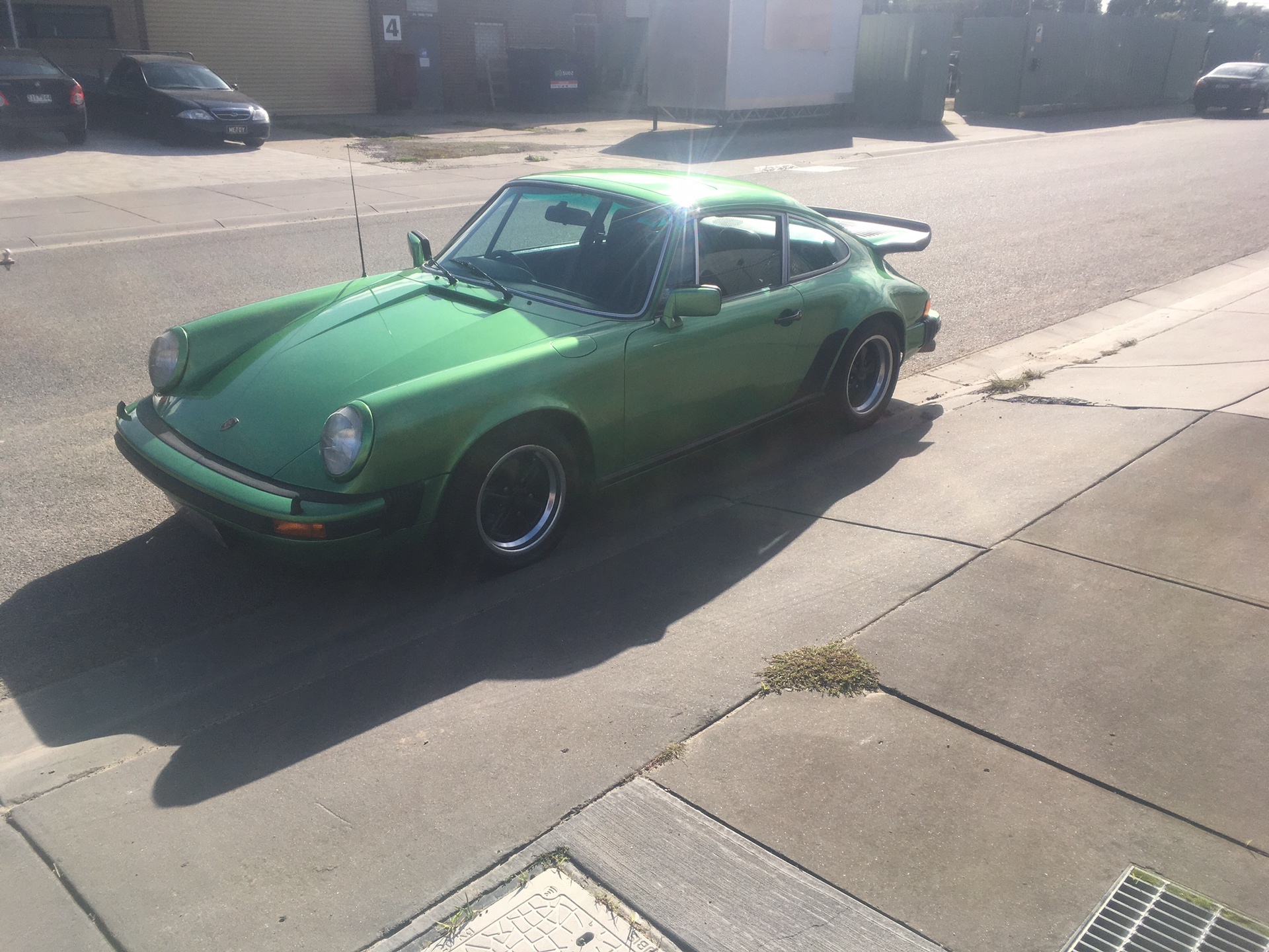 Ken Ellaway's 1977 Carrera 3.0 Coupe parked on street