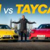 Porsche Taycan GTS Sports Turismo Takes On A Porsche 911 Carrera 4 GTS