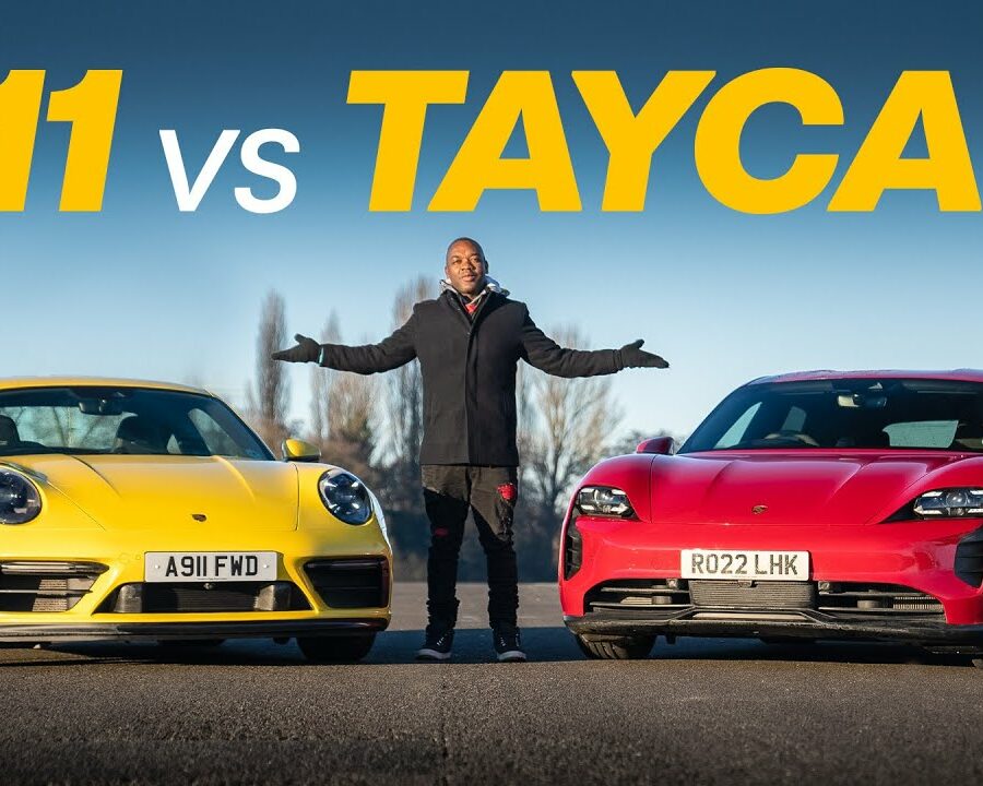 Porsche Taycan GTS Sports Turismo Takes On A Porsche 911 Carrera 4 GTS