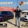 Porsche 911 Turbo S Obliterates A BMW M3 In A Drag Race