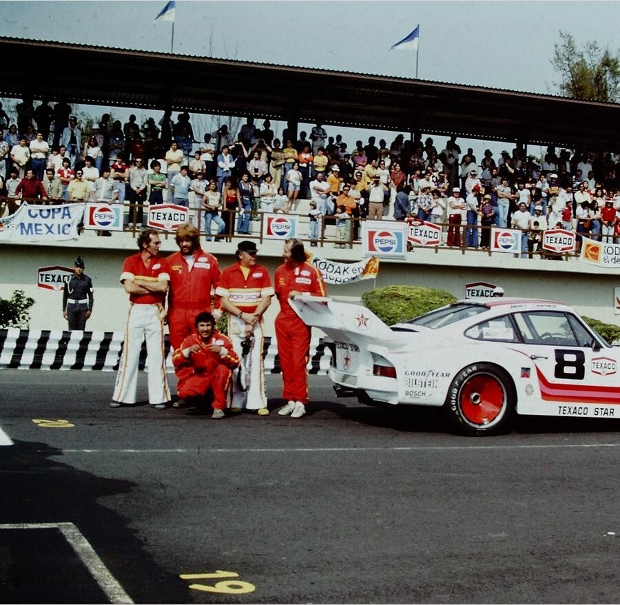 The Dick Barbour 934.5 on the grid at Mexico Trans-AM