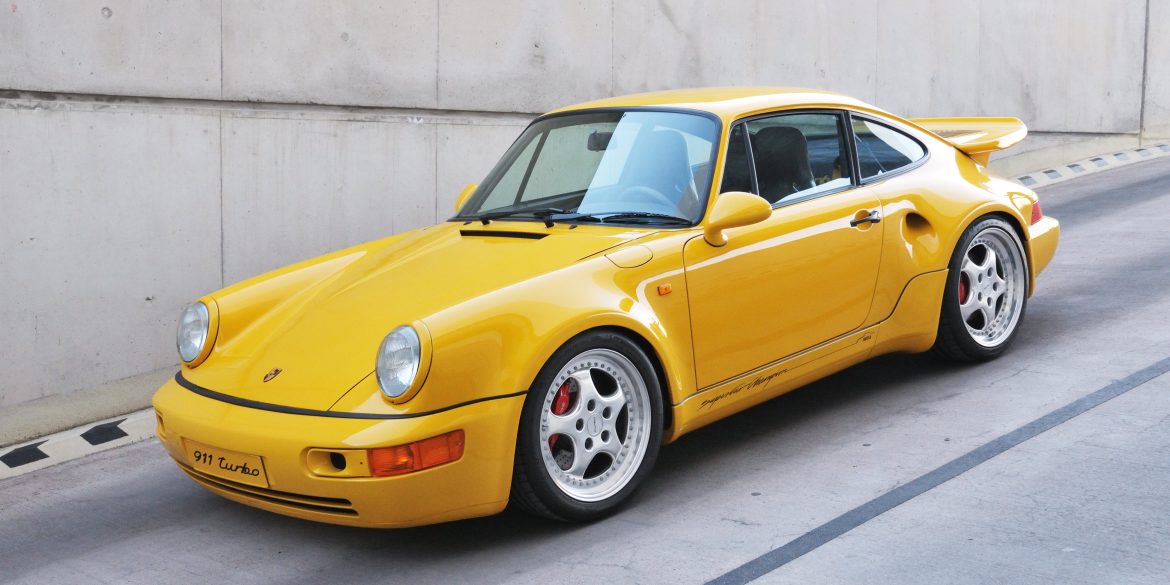 Yellow Porsche 964