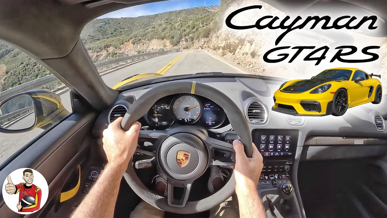 2022 Porsche 718 Cayman GT4 RS POV Drive Review